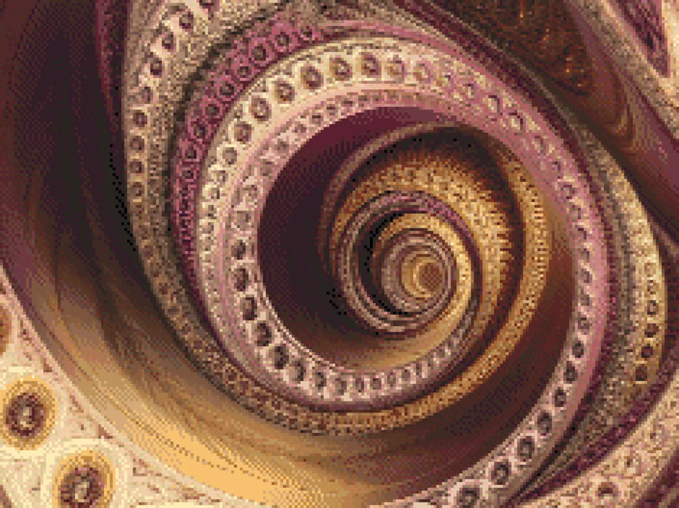 Fractal Symmetry - Diamond Painting Kit