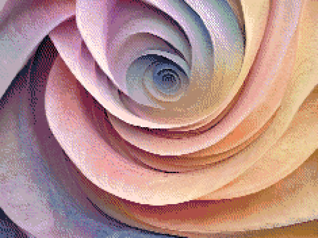 Pastel Wave Dreams - Diamond Painting Kit