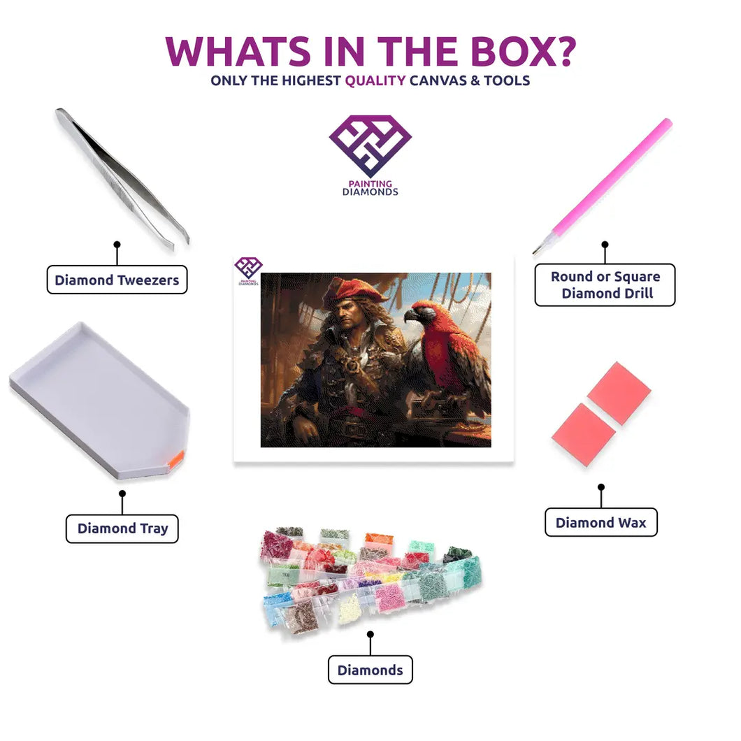 Pirate Adventure - 5D Diamond Painting Kit
