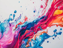 Vibrant Paint Splashes - Diamond Painting Kit