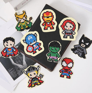 Superheroes - Diamond Painting Sticker