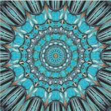 Aqua Kaleidoscope Dream - 5D Diamond Painting Kit