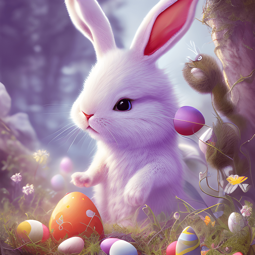 Easter Morning with Painting Diamonds