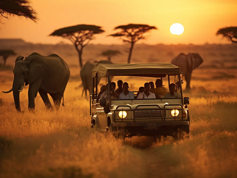 African Safari Adventure - 5D Diamond Painting Kit