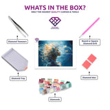 Aquarius' Cosmic Vision - 5D Diamond Painting Kit