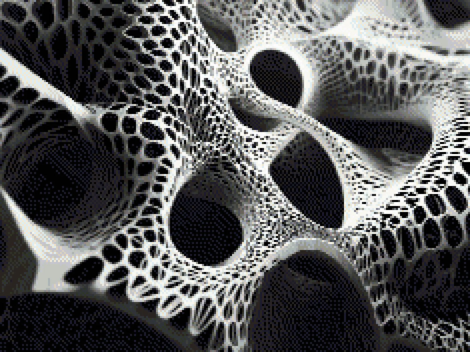 Black and White Depth - Diamond Painting Kit
