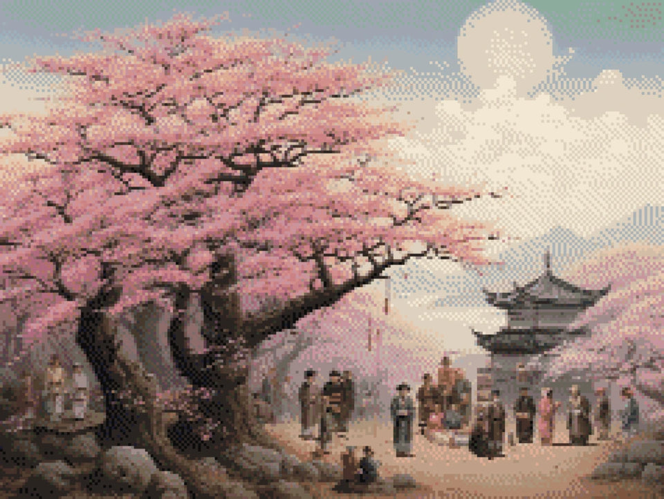 Cherry Blossom Festival - 5D Diamond Painting Kit