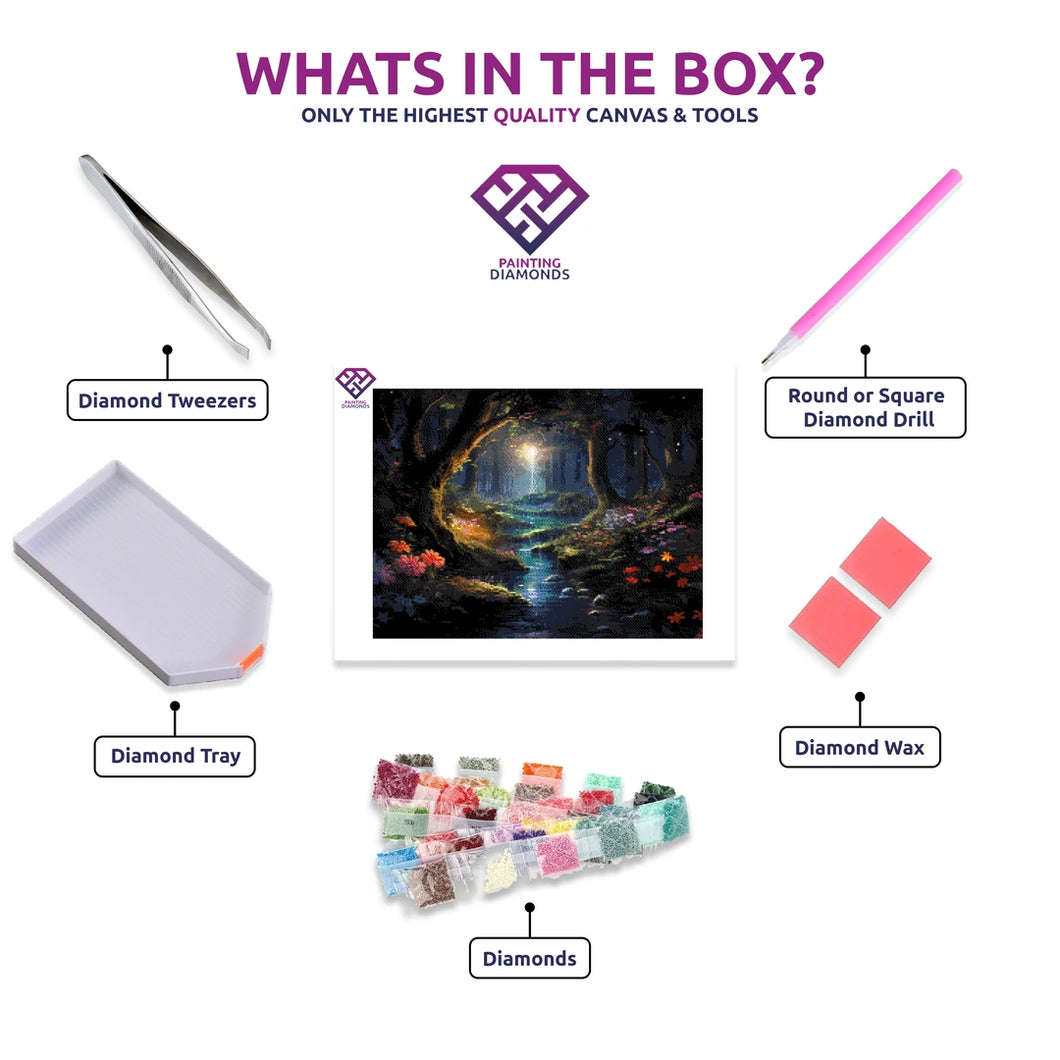 Enchanted Glade - 5D Diamond Painting Kit