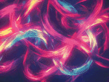 Neon Chaos Harmony - Diamond Painting Kit