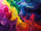 Neon Liquid Swirls - Diamond Painting Kit
