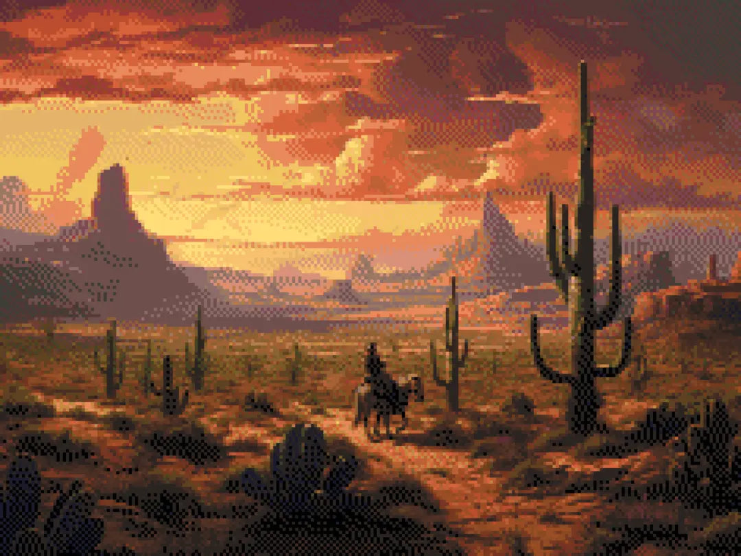 American Wild West - 5D Diamond Painting Kit