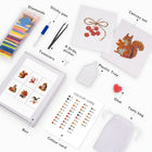 What's included with the Autumn Woodland Friends six-pack mini diamond painting set