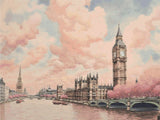 Big Ben Pastels artwork shown as a completed diamond painting preview