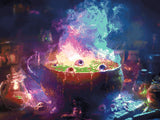 Cauldron of Spells artwork shown as a completed diamond painting preview
