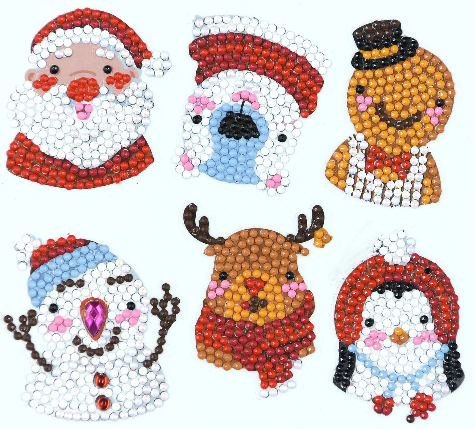 Christmas Cuties - Diamond Painting Sticker Kit