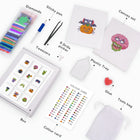 What's included with the Cute Halloween Monsters twelve-pack mini diamond painting set