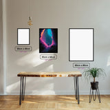 Deep Sea diamond painting displayed in a room setting