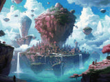 Dreamland artwork shown as a completed diamond painting preview