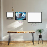 Dreamland diamond painting displayed in a room setting
