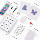 What's included with the Enchanted Blue Fantasy twelve-pack mini diamond painting set