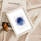 Enchanted Blue Fantasy mini diamond painting design displayed in a decorative room setting
