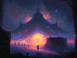 Enchanted Carnival artwork shown as a completed diamond painting preview