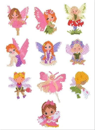 Enchanted Fairies - Diamond Painting Sticker Kit