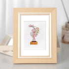 Framed Floral Arrangements mini diamond painting artwork presented as finished decor