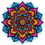 Floral Mandala Bliss - Diamond Painting Kit