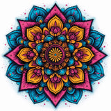 Floral Mandala Bliss - Diamond Painting Kit