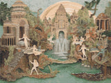 Fountain of Youth artwork shown as a completed diamond painting preview