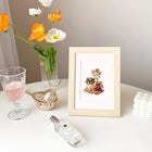 Garden Gifts & Florals mini diamond painting design displayed in a decorative room setting