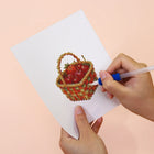 Applying drills to a Garden Gifts & Florals mini diamond painting design