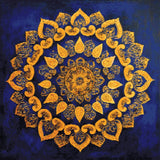 Golden Mandala Glow - Diamond Painting Kit