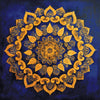 Golden Mandala Glow - Diamond Painting Kit