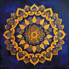 Golden Mandala Glow - Diamond Painting Kit