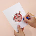 Applying drills to a Kawaii Cakes & Desserts mini diamond painting design