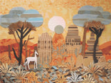 Lost City of the Kalahari artwork shown as a completed diamond painting preview