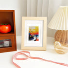 Completed Modern Abstract Landscapes mini diamond painting shown as framed decor
