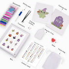 What's included with the Pastel Halloween Cuties twelve-pack mini diamond painting set