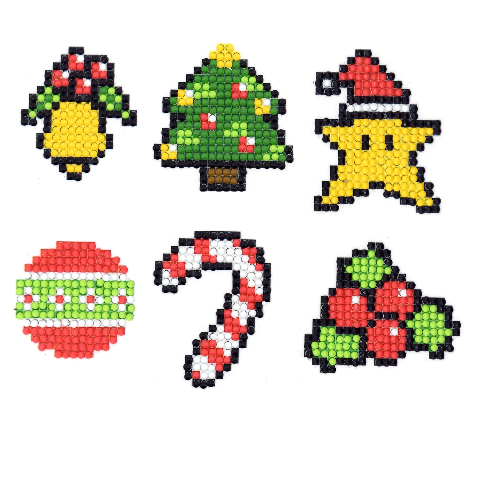 Pixel Christmas Minis - Diamond Painting Sticker Kit