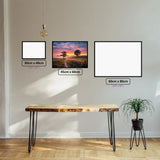 Rolling Meadows diamond painting displayed in a room setting