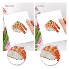 Before and after view of a Sushi Favourites mini diamond painting design
