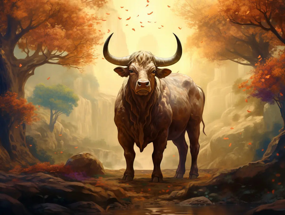 Taurus' Earthly Beauty - 5D Diamond Painting Kit