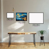 Tasmanian Twilight diamond painting displayed in a room setting