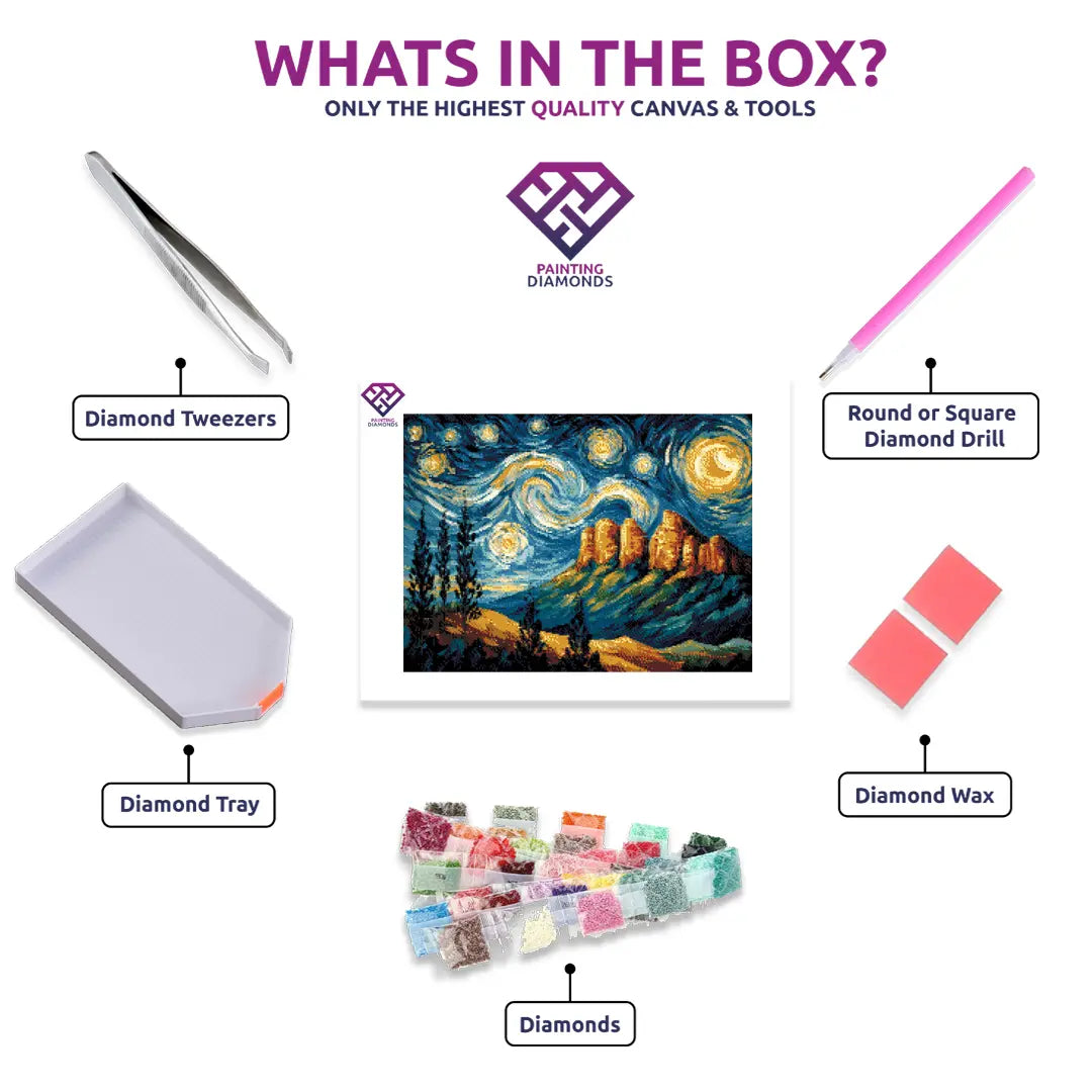Three Sisters – Diamond Painting Kit