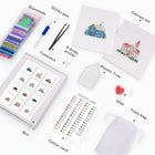 What's included with the Tiny Village Houses twelve-pack mini diamond painting set