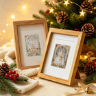 Vintage Christmas Windows mini diamond painting design displayed in a decorative room setting