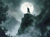 Werewolf's Howl artwork shown as a completed diamond painting preview