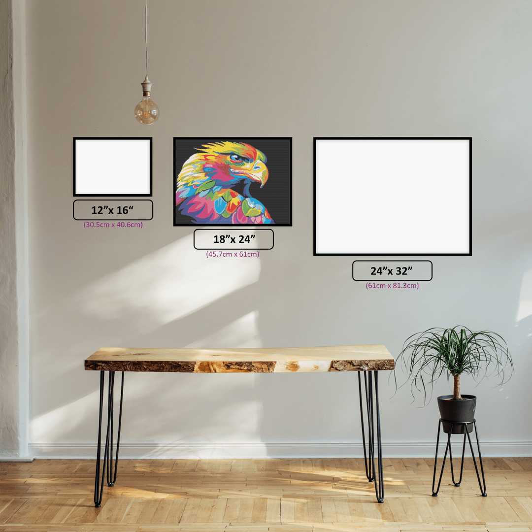 Colourful Eagle - 5D Diamond Painting kits